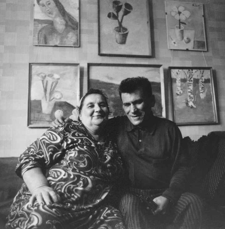 Владимир Яковлев с мамой. // Фото: Сергей Борисов
